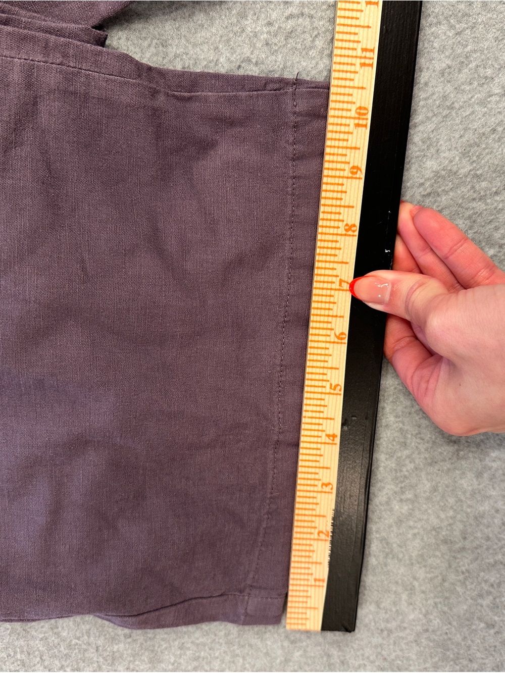 Letter To Juliet Linen Blend Wide-Leg Overalls in Deep Plum - Picture 9 of 9